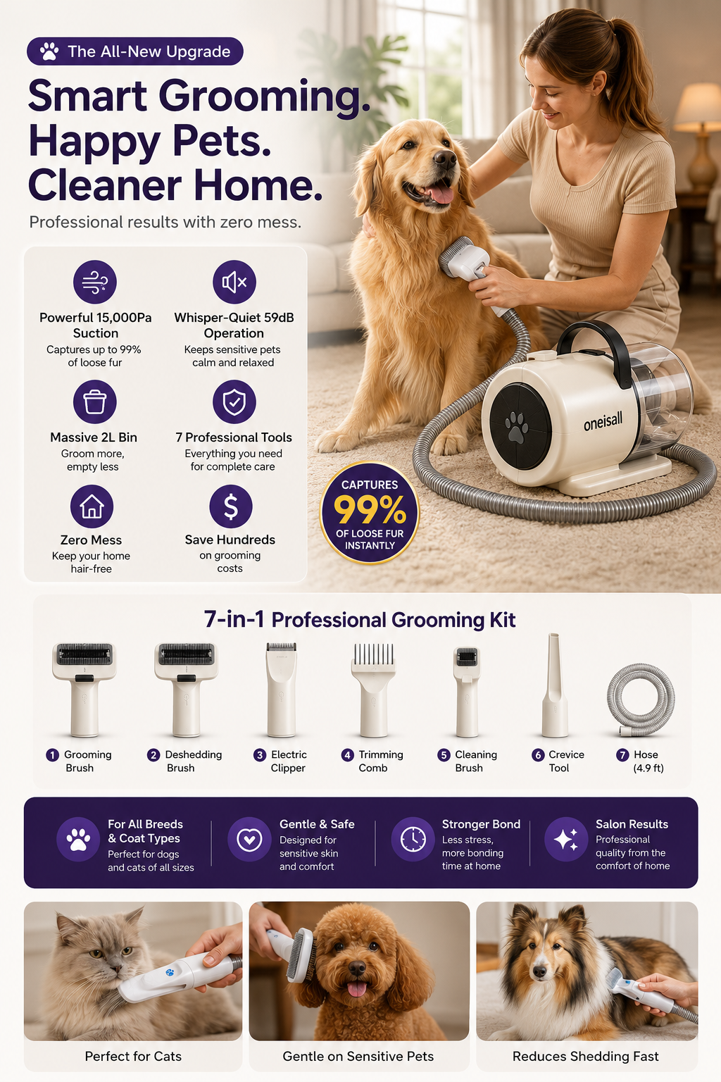 Paw Haven Fur-Free Grooming System™